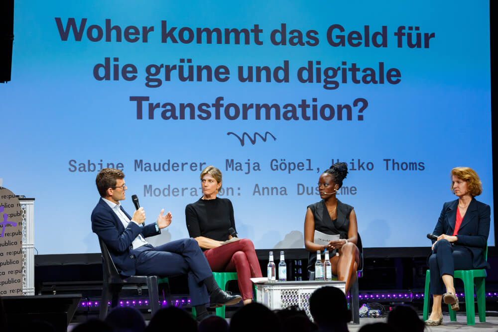 Podiumsdiskussion auf der re:publica 2024