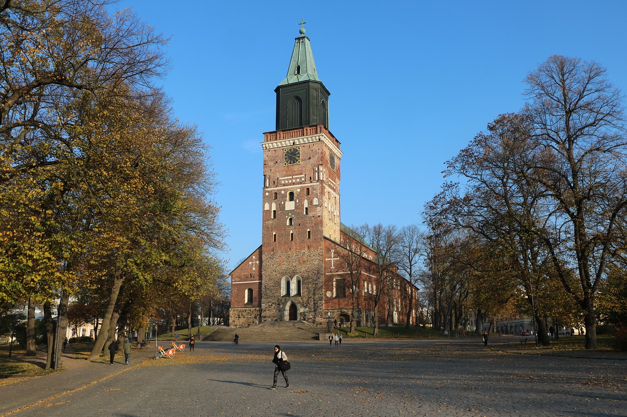 Green Deal der EU: Kirche im finnischen Turku, das bis 2030 klimaneutral werden will – Symbolbild